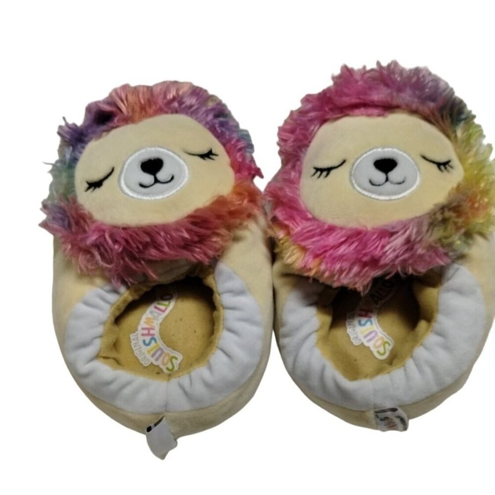 Squishmallows Kids Rainbow Lion Slippers Size 13 -‎ 1